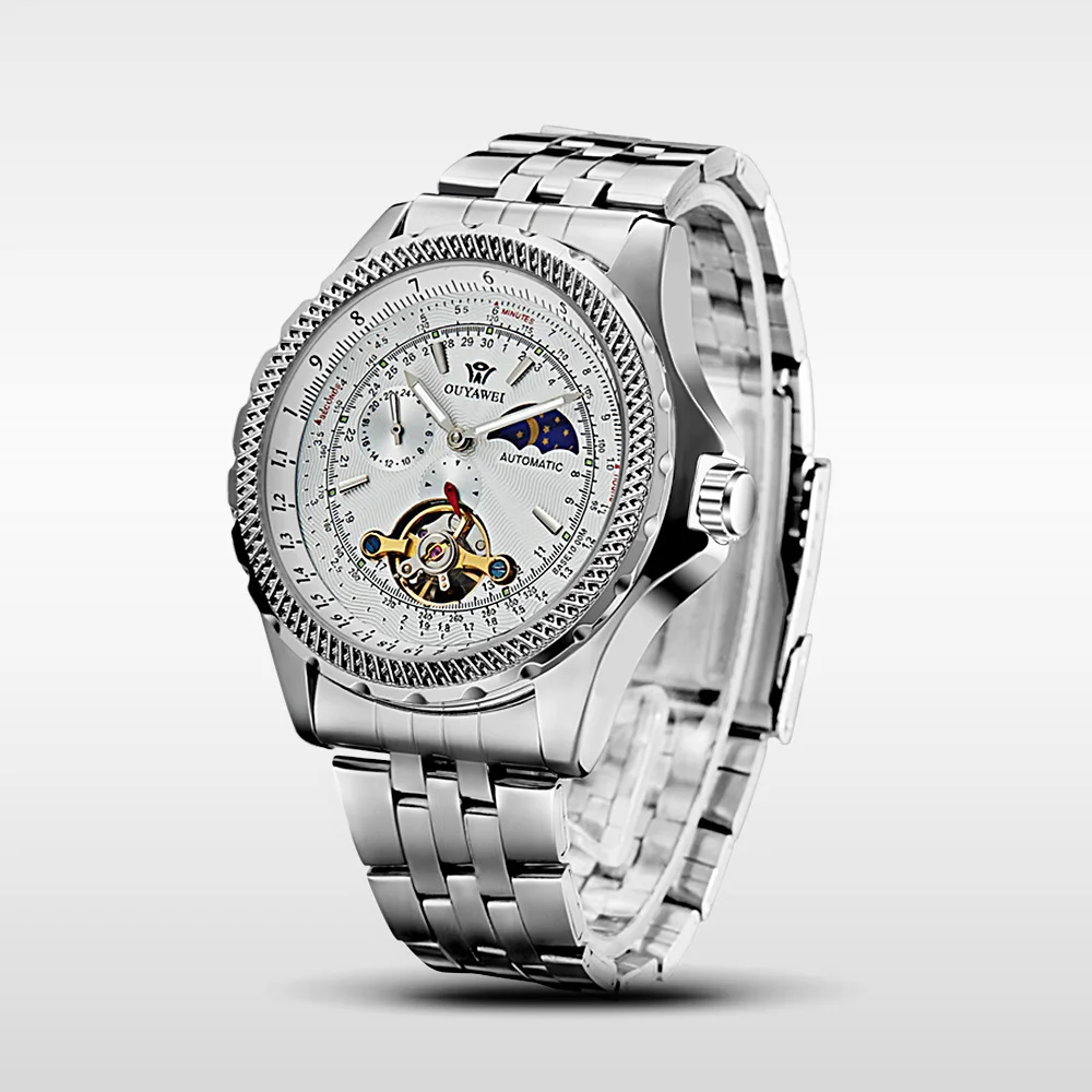 

Europe-asia wei Analog Watch Tourbillon MEN'S Watch Ouyawei