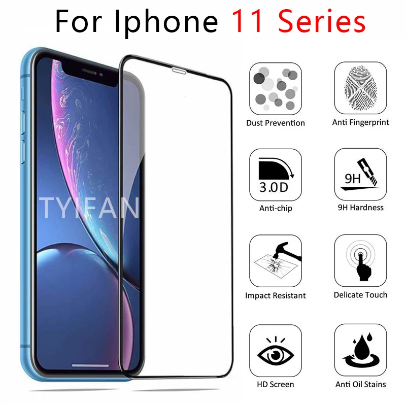 Чехол для телефона из закаленного стекла apple iphone 11 pro max чехол защитный аксессуары