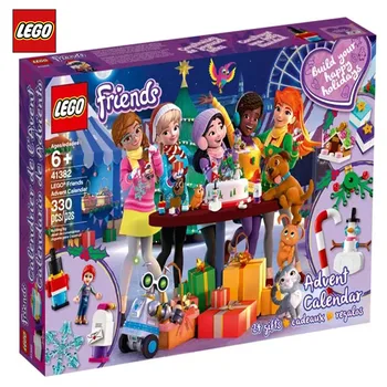 

LEGO Building Blocks Good Friends Series 2019 Christmas Countdown Calendar 41382 330pcs/pzs-6years Old Kids Christmas Toys Gift