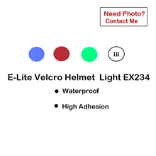 Тактика страйкбол шлем сигнальный светодиод световой сигнал сичергейт лампе выживания водонепроницаемый для езды Лампа Волшебная лента