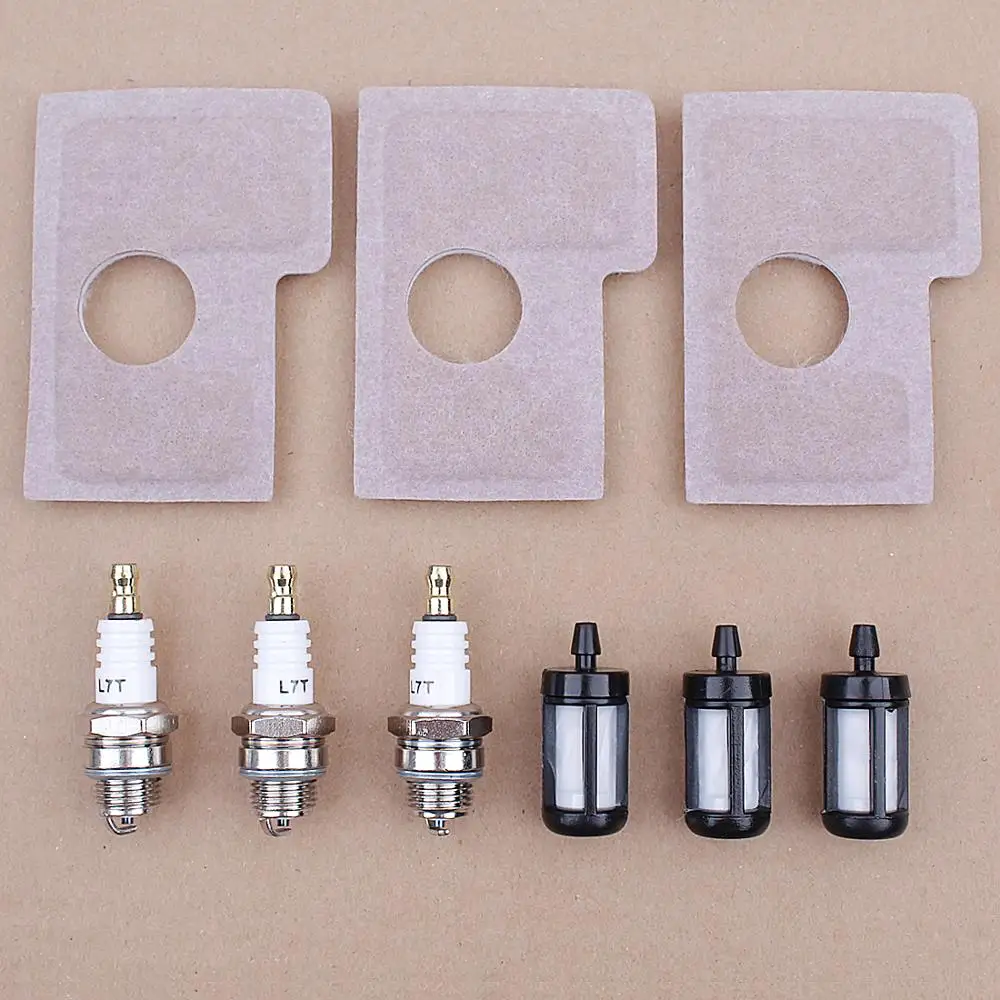 

Air Filter Plate Kit Trimmer Parts Spark Plug Fuel Filter Kit For Stihl MS 180 170 MS180 MS170 018 017 Chainsaw 1130 124 0800