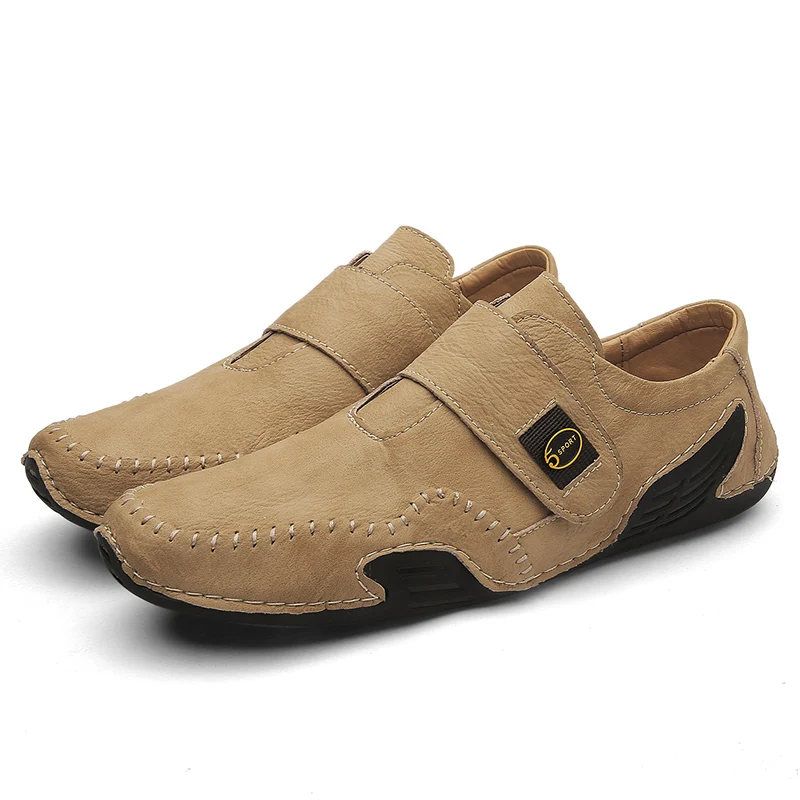 

New Loafer Shoes Men Leather Slip-on Moccasins Handmade Man Casual Shoes Octopus Drive Walk Luxury Leisure Sneaker *