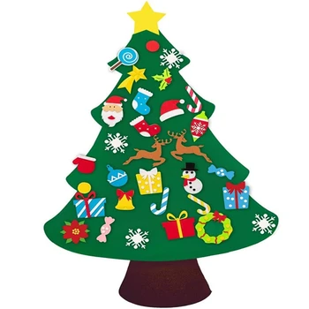 

Christmas Decoration Children's Handmade Diy Three-Dimensional Felt Cloth Christmas Tree Christmas Tree Hanging