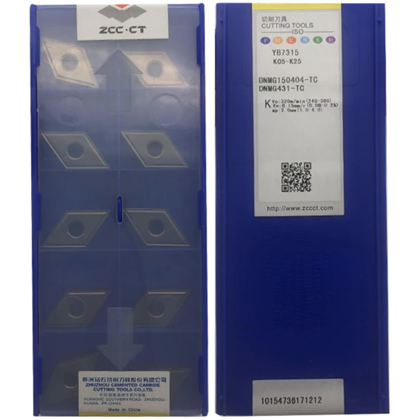 Режущий нож ZCC.CT про DNMG150404-TC YB7315/DNMG150408-TC YB7315/DNMG150412-TC YB7315 DNMG431 DNMG432 DNMG433 ЧПУ карбдная