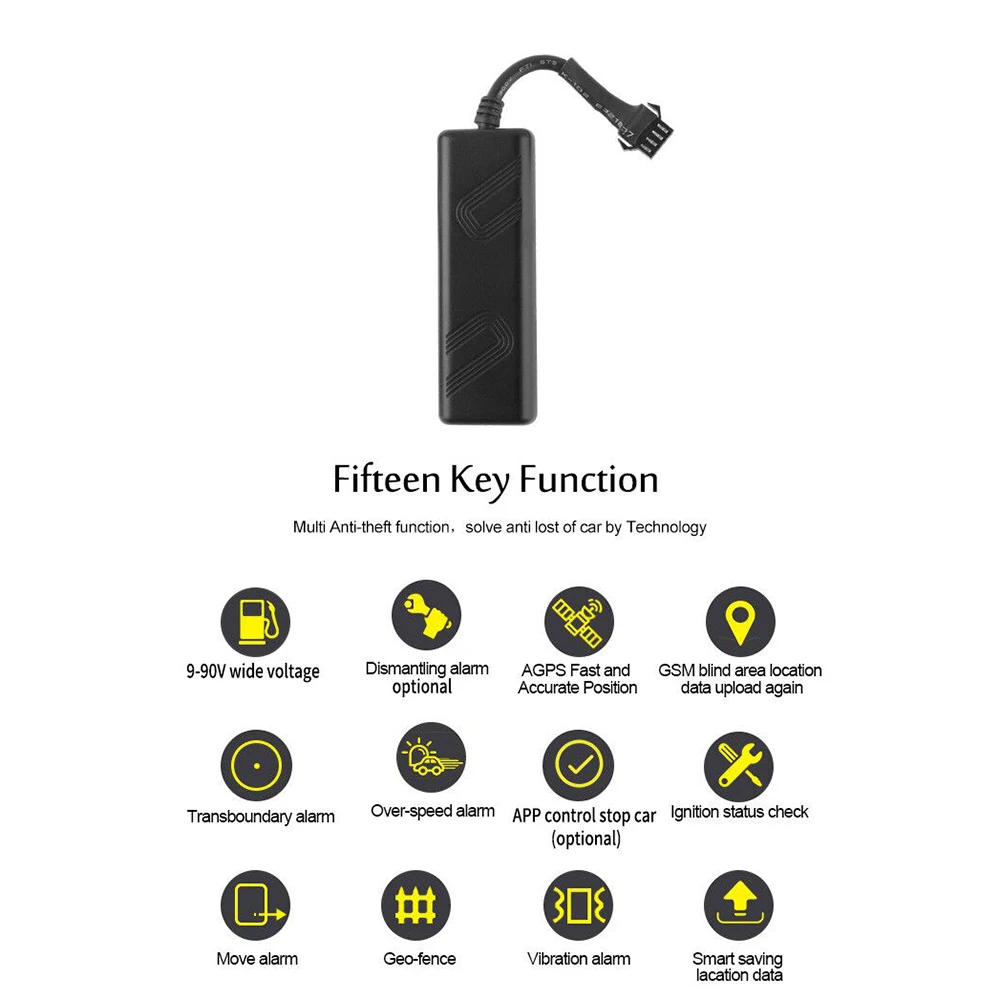

TK205 Car GPS Tracker Anti-theft Real Time Tracking Device for Car Motorcycle E-bike For bmw e46 e90 e60 ford focus 2 volkswagen