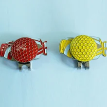 Отметка для мяча для гольфа милый дизайн отметка позиции мяча для гольфа плюс магнитные зажимы для шляп для гольфа Bling Гольф-маркер учебные принадлежности