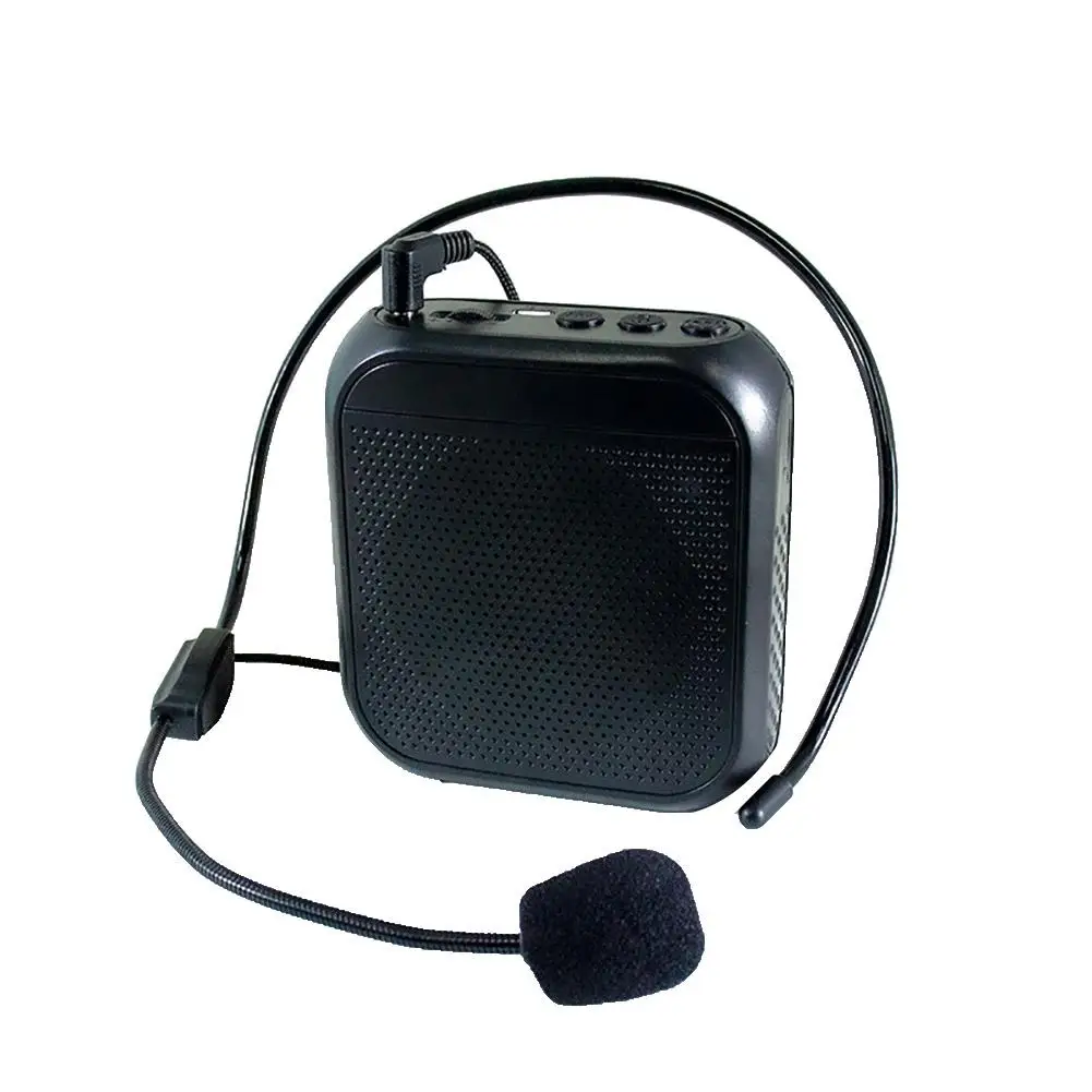 Altavoz amplificador de Audio portátil con micrófono y cable, para enseñanza, Guía de viaje, promoción, Fiestas, entrenamiento