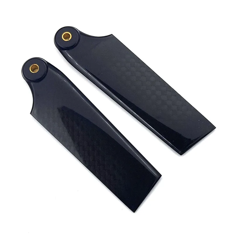 RJX Carbon Fiber Tail Rotor Blades 76MM for Align t-rex 500 Helicopter