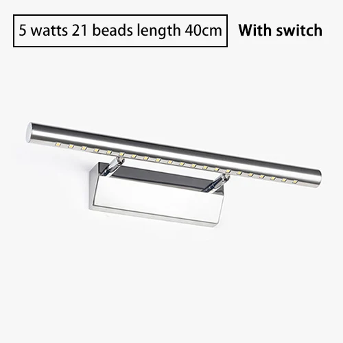 designer wall lights Modern LED Silver Long Wall Light for Bedroom Living Study Dining Room Bathroom Hotel Bedside Corridor Mirror Wall Decor Lamp swing arm wall lamp Wall Lamps