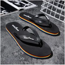 Летние тапочки мужские сандалии Нескользящие шлепанцы пляжная обувь пляжные вьетнамки