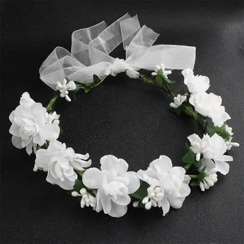 

Bridesmaid Head Wreath Garland Children Forest Wreath Wedding Headdress Accessories Pakaian Kepala Pengantin weeding accessoires