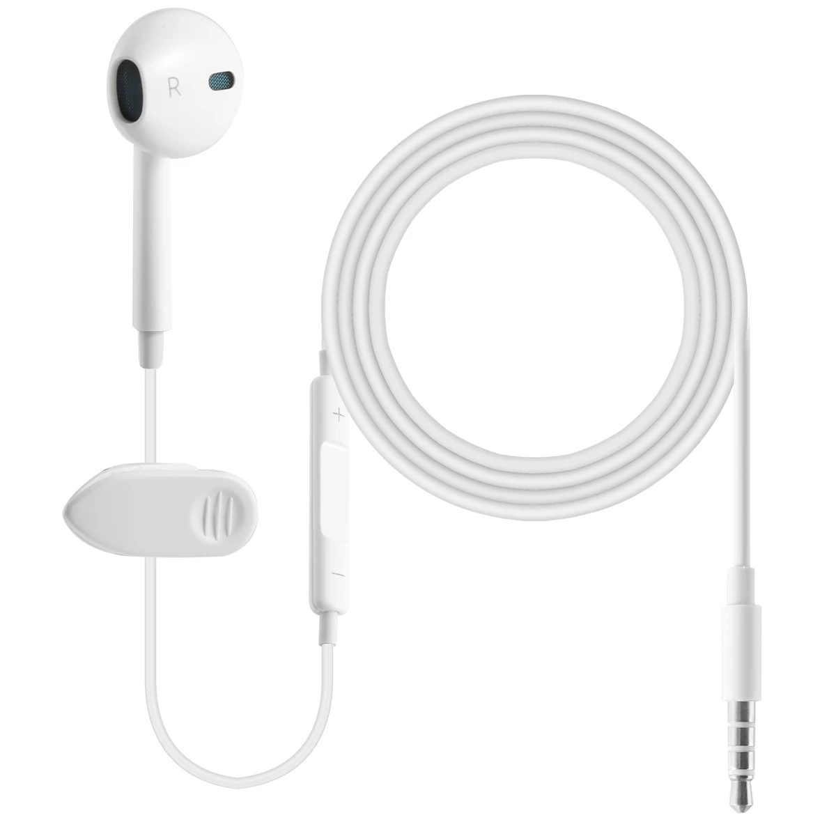 

Universal 3.5mm Single Side Mono Wired Earphone Built In Mic Headset Portable In Ear Earbud Earphone For Mobile Phone