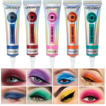 

shimmer matte glitter eyeshadow multicolor long lasting eye shadow milk multi-function makeup cosmetics palette eyeshadow