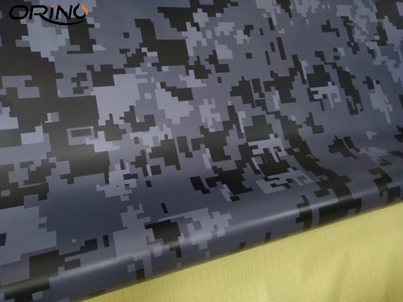 Black Grey Digital Vinyl Film Sticker-1