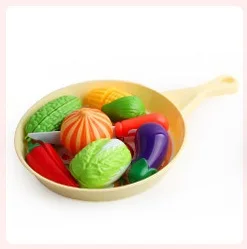 Кухонные Игрушки, безопасные детские игрушки для дома, пластиковые игрушки для еды, фрукты, овощи, Кухонные Игрушки для маленьких детей, ролевые игры, развивающие игрушки - Цвет: Vegetable