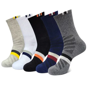 

1 Pair Breathable Socks Solid Color Socks Cotton Men Fashion In Tube Socks Winter Male Casual Business Socks