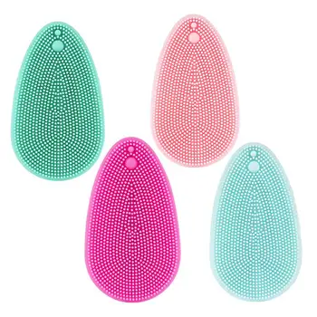 

4PCS Silicone Brushes Pore Cleaning Brushes Handheld Face Cleansing Brushes Skin Care Accessories