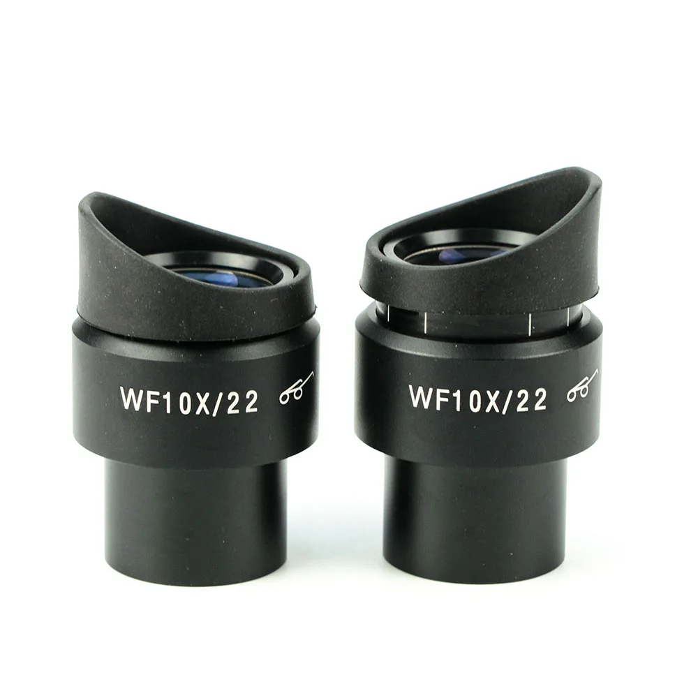 1Pcs WF10X Microscopio 22mm Widefield Obiettivo grandangolare regolabile 