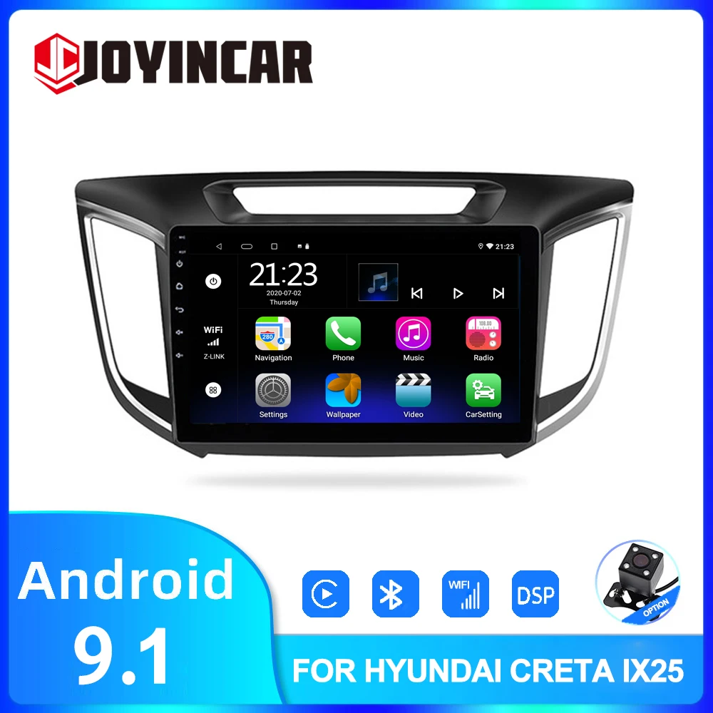 Android 10 1 2din автомобильный Радио Аудио мультимедиа видео плеер для Hyundai Creta ix25 2015-2019