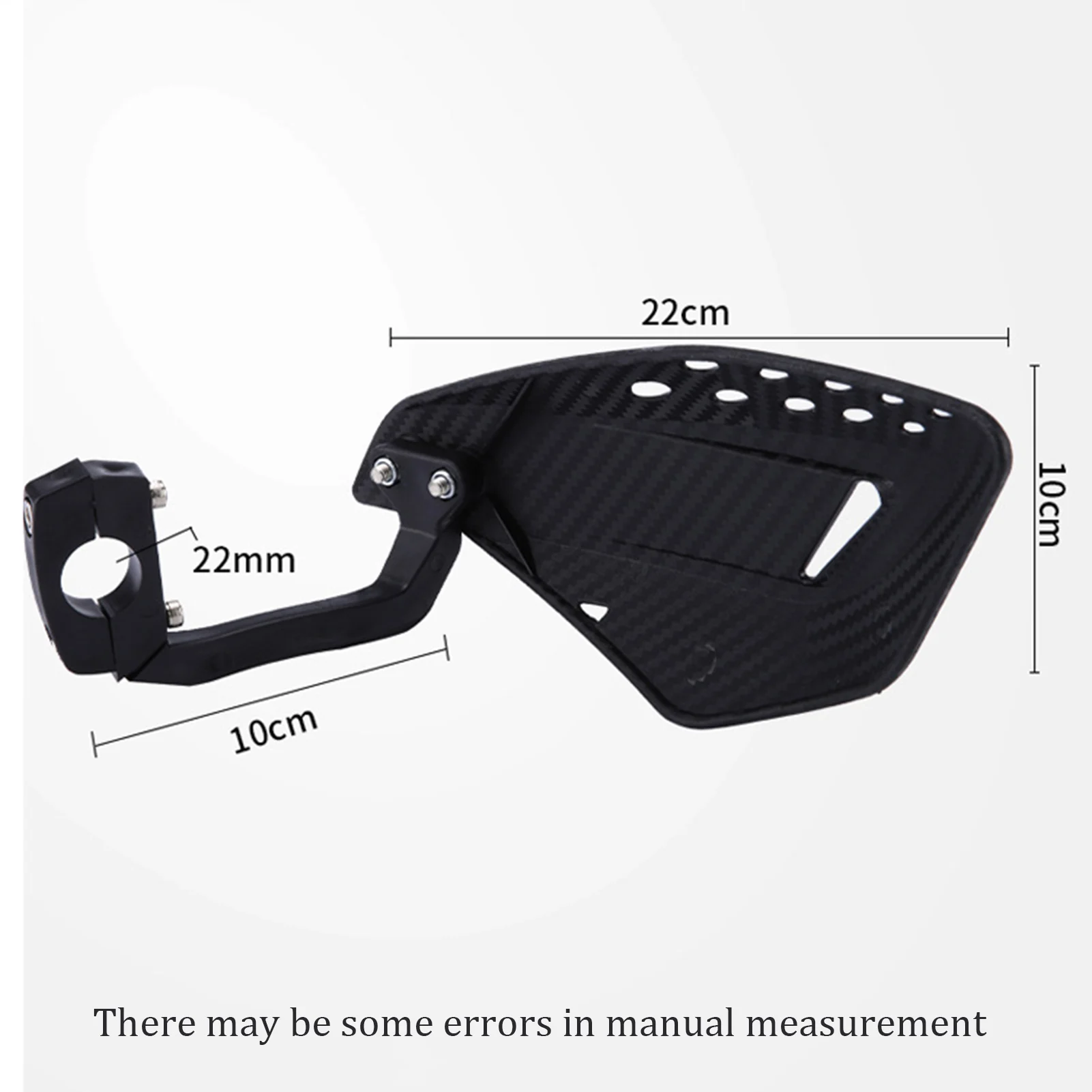 Carbon Fiber Patterned Hand Guards Protectors Suitable for Universal Motorcycles . Modified Steering Handlebar Cover of Bike