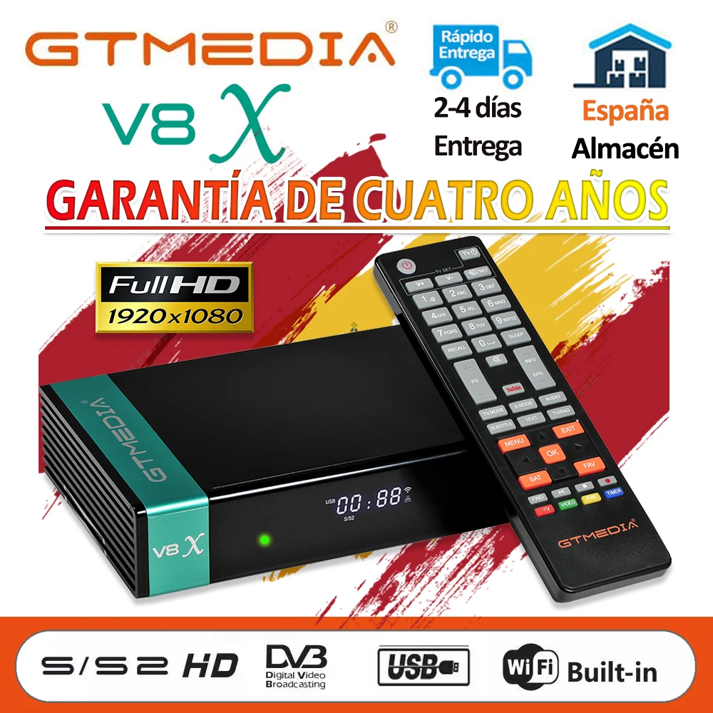 1080P GTMedia V8X DVB S2 цифра спутниковый телевизионный ресивер обновления от GTmedia V8 NOVA Honor