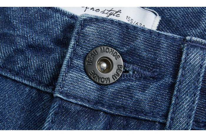 Giordano/женские джинсовые Джинсы средней высоты, широкие джинсы до щиколотки, хлопковые джинсы на молнии, повседневные джинсы Сальса Feminina 13429806