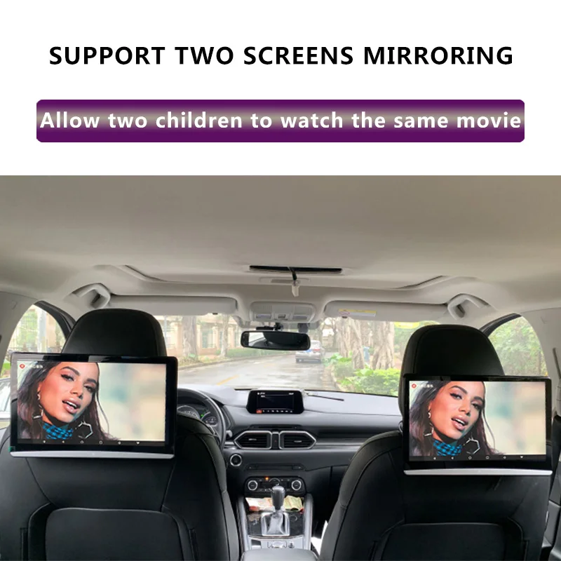 Цена 12,5 дюймовый Android 9,0 автомобильный монитор на подголовник 1920*1080 4K 1080P сенсорный экран wifi Bluetooth font b USB b font SD HDMI FM Mirroring Miracast