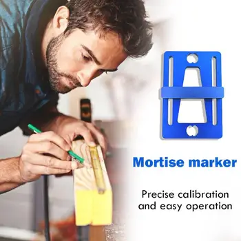

Aluminum Alloy Scriber Dovetail Marking Template Precise Calibration and Easy Operation Dovetail Guide Tool Woodworking