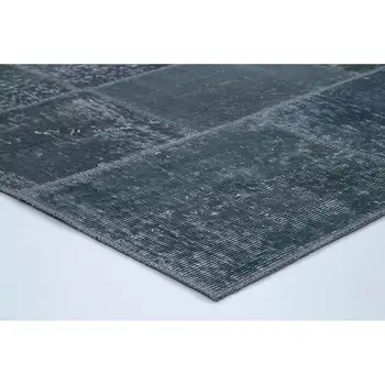 

135x198 Cm Grey Handmade Patchwork Rug-4x6 Ft