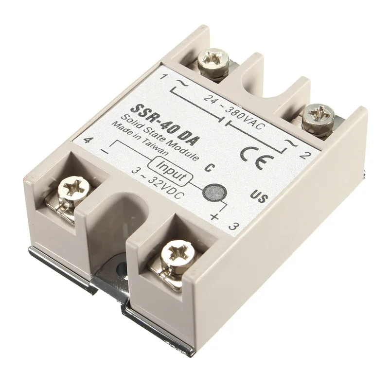 Высококачественный цифровой регулятор температуры 220V PID+ Макс. 40A SSR+ K термопара PID контроллер Набор