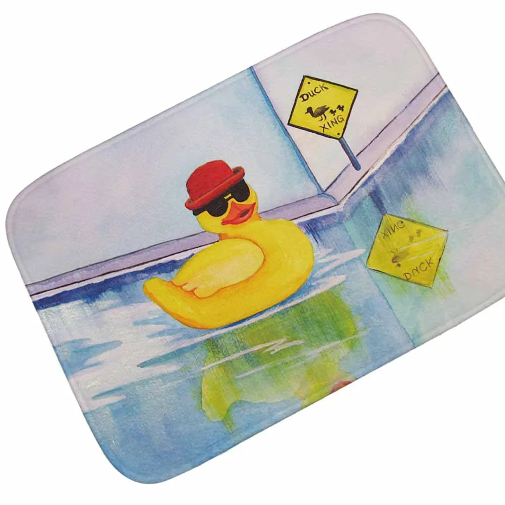 Zeegle напольный коврик с 3D принтом животных Коврик для помещения походный матрац фланелевый Коврик для прихожей гостиная Впитывающий Коврик для ног дверной коврик - Цвет: XHY