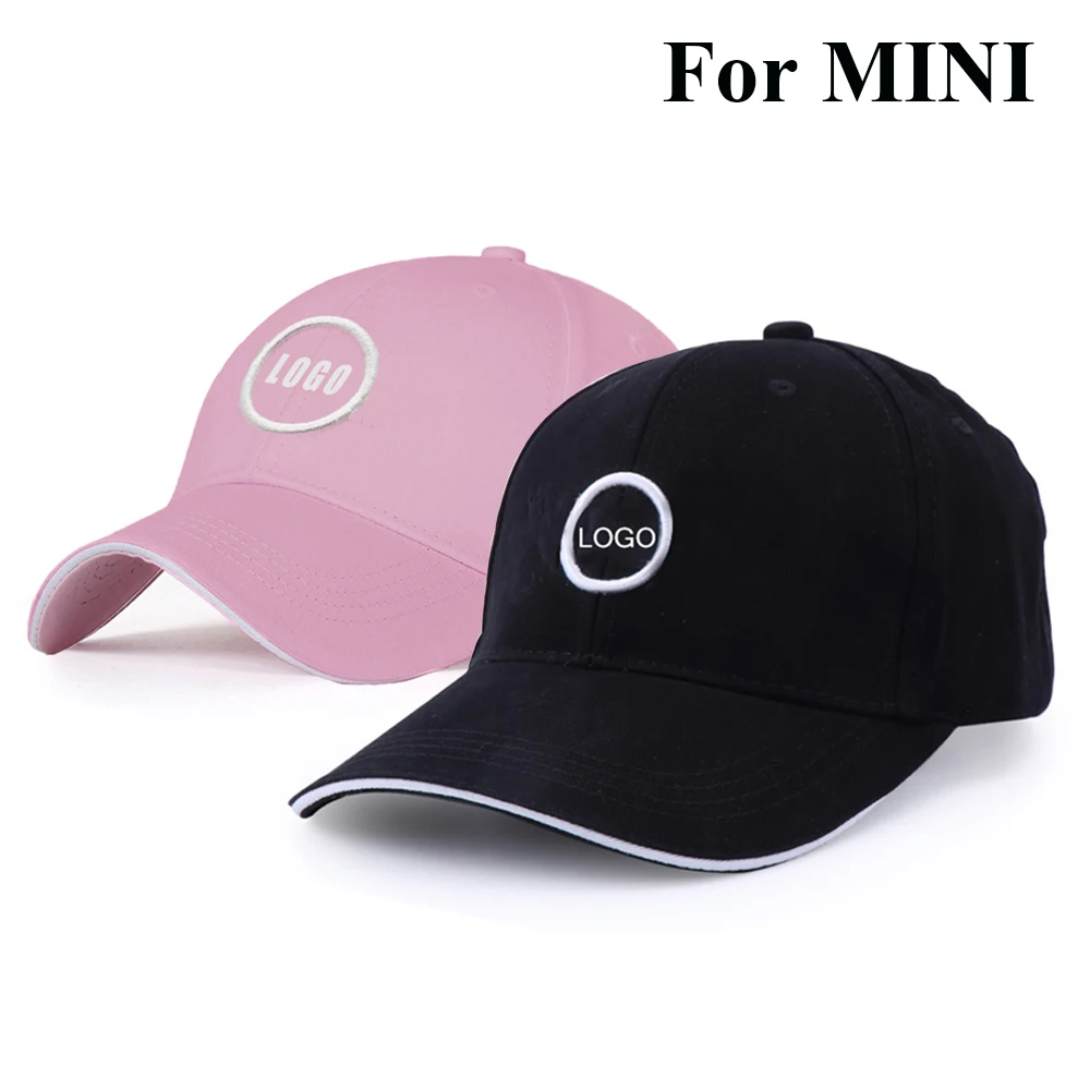 

For MINI Logo Baseball Cap Adjustable Embroidery Outdoor Casual Hat Fashion Racing Car Motorcycle Sport Hat Auto Logo Sunhat New