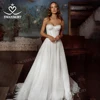 Shiny Sleeveless Wedding Dress 2022 Crystal Belt With Pockets Vestido De Novia Princess SwanSarah GY104 Plus Size Bridal Gown ► Photo 3/6