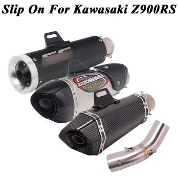 

Slip On For Kawasaki Z900RS 2018 - 2020 Motorcycle Yoshimura Exhaust Modified Moto Middle Link Pipe Muffler DB Killer Silencer