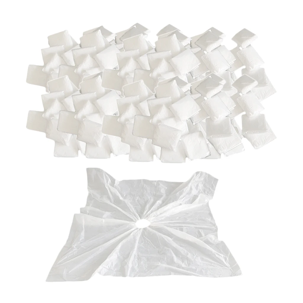 50/100/200 Disposable Hair Cutting Capes Hairdressing Gown Home Barber Apron Dyeing Salon Hairdresser Cloth