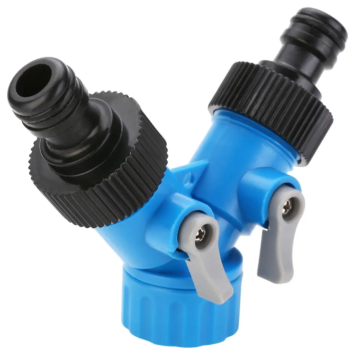 3/4 inch Two Way Tap Y Hose Pipe Garden Irrigation Splitter Tap Connector Fitting Adapter For Home Garden Irrigation Tool