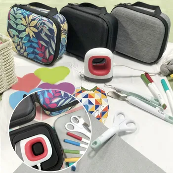 

Hard EVA Handbag Storage Bag Travel Carrying Case for Cricut Easy Press Mini Heat Press Machine Black