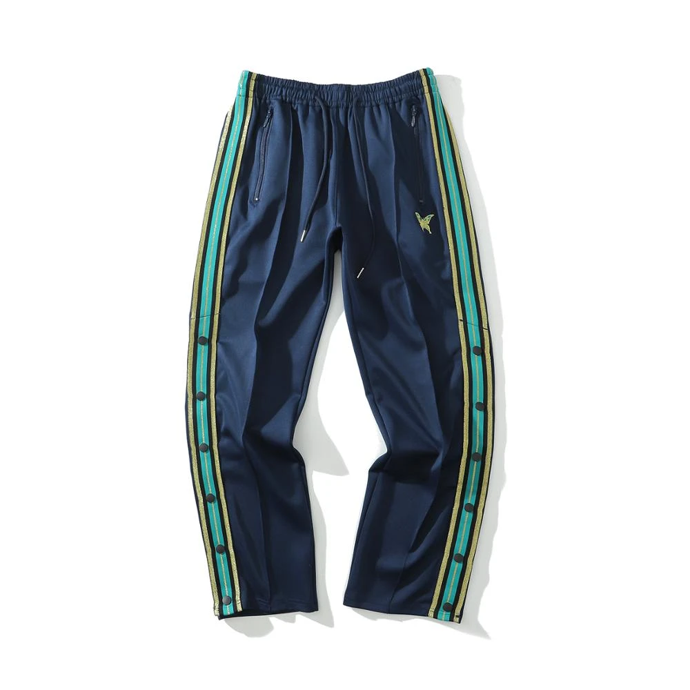 snap track pants mens