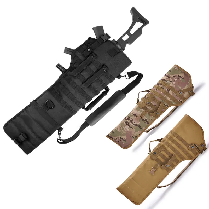 Outdoor Hunting Rifle Gun Bag Ak Rifle Scabbard Knife Backpack Military