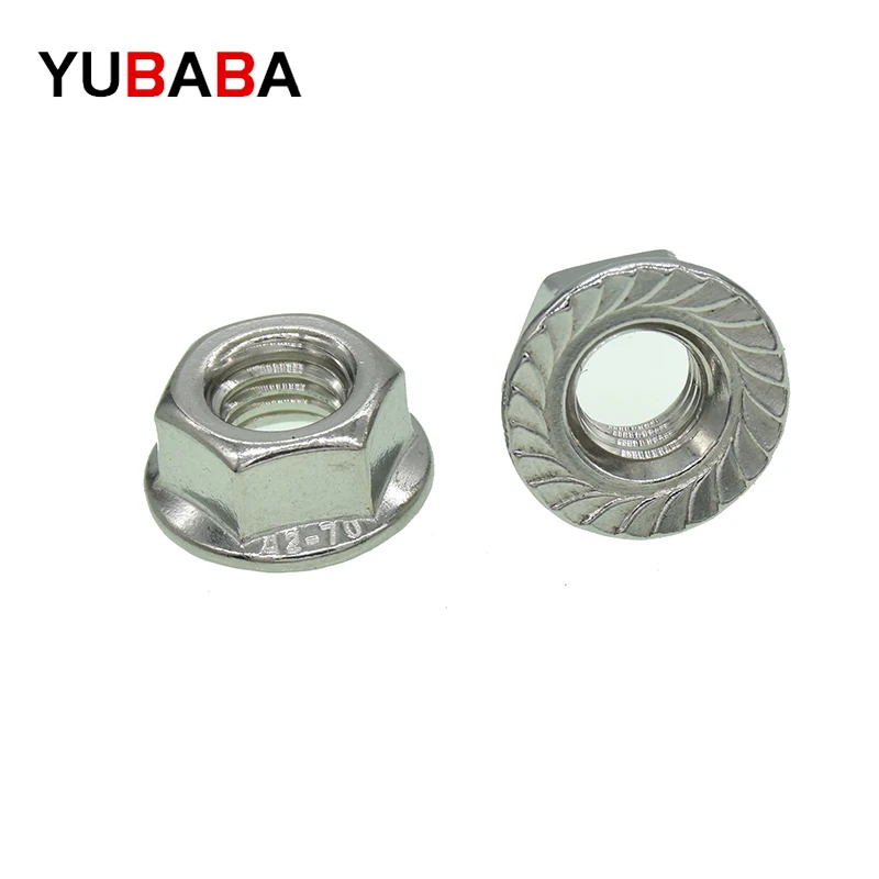 M3 M4 M5 M6 M8 M10 M12 M14 M16 304 Stainless Steel DIN6923 Kepnut Hex Flange Nuts | Обустройство дома