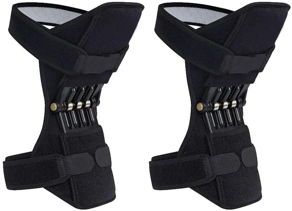 

Knee Protector Booster Leg Power Support Knee Pads Deep Squat Compression Sports Running Rebound Joint Pain Training Equipment