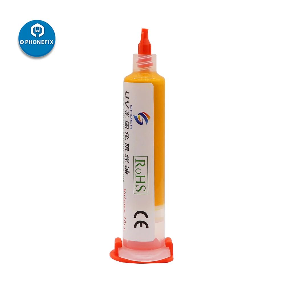 PHONEFIX-6-Colors-UV-Curable-Solder-Mask-PCB-Paint-Welding-Fluxes-Oil-With-Needle-Head-For(10)