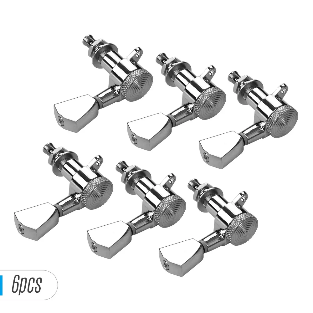 Electric Guitar Machine Heads Knobs String Tuning Pegs Locking Tuners