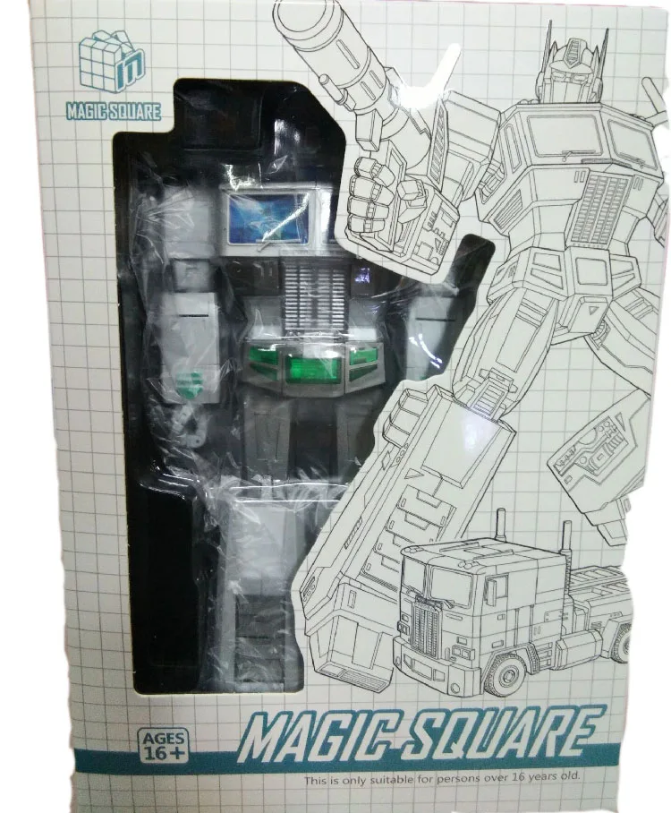 White Retail Box MS-TOYS преобразования MS01 MS-01 MS01X MS-01B MS-01W MS-01S OP Commander MP3.0 фигурка игрушки робота - Цвет: White Retail Box