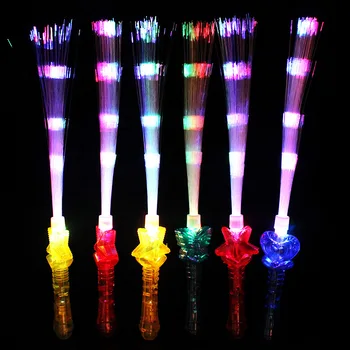 

Party Glow Stick Color Shows Fiber Optic Halloween Club LED Flashing Portable Blinking Concert Holiday Christmas