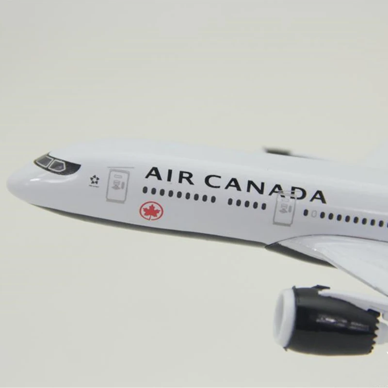 18 см Air Канада Сингапур Airways самолеты Boeing A380 B787-8 Модель литья под давлением сплав цинка самолет коллекционное украшение