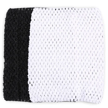 

Tube top for girl child tutu dress hook material 9 "black white