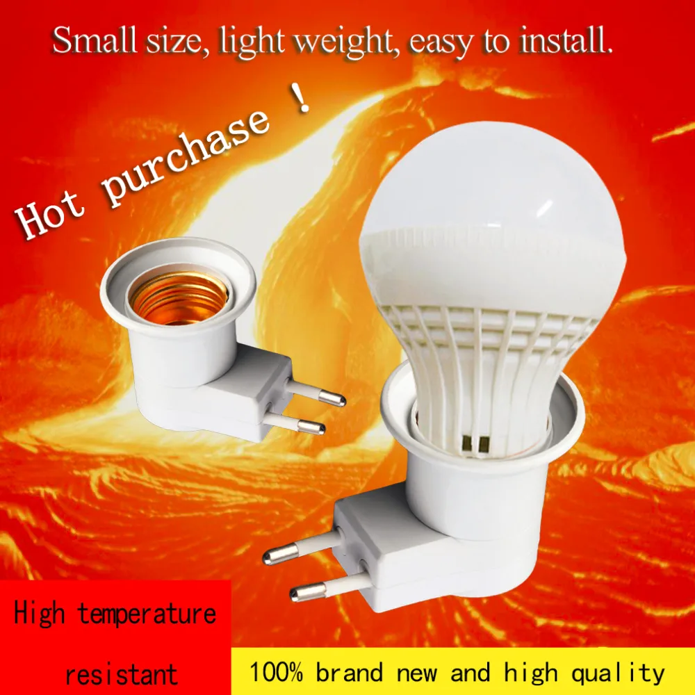E27 профессиональная супер легкая лампа, настенная розетка E27, цоколь лампы, США/ЕС, розетка с выключателем питания
