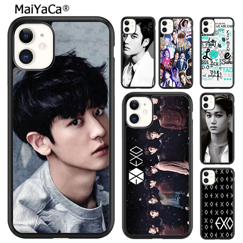 MaiYaCa pop star Корейская группа EXO чехол для телефона iPhone SE 6s 7 8 plus X XR XS 11 12 pro max Samsung Galaxy S8