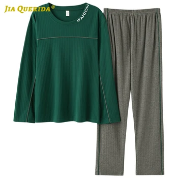 

Spring Autumn Homesuit Homeclothes Sleepwear Fashion Casual Style Pajamas Set Pj Set Man Clothes Long Sleeve Long Pants Pj Set